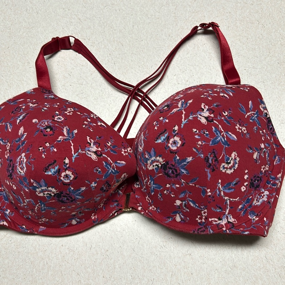 Cacique 44DD cotton plunge bra